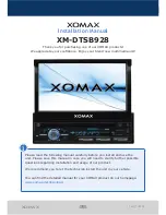 Preview for 1 page of Xomax XM-DTSB928 Installation Manual