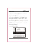 Preview for 4 page of Xomax XM-DTSBN927 Operating Instructions Manual