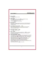 Preview for 23 page of Xomax XM-DTSBN927 Operating Instructions Manual