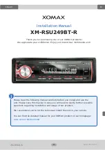 Preview for 21 page of Xomax XM-RSU249BT-R Installation Manual