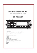 Preview for 2 page of Xomax XM-RSU262BT Manual