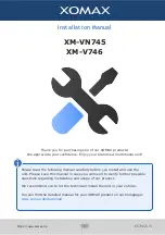 Xomax XM-V746 Installation Manual preview