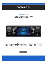 Предварительный просмотр 1 страницы Xomax XM-VRSU311BT User Manual