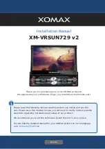 Xomax XM-VRSUN729 Installation Manual preview