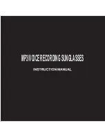 Preview for 1 page of Xonix MP3 Sunglasses Instruction Manual