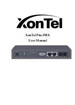 Preview for 1 page of XONTEL Plus PBX User Manual