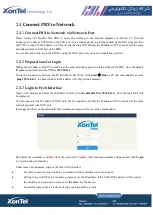 Preview for 14 page of XONTEL Plus PBX User Manual