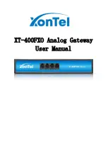 XONTEL XT-400FXO User Manual preview