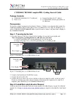 Preview for 1 page of Xorcom CXR2000 Getting Started Manual