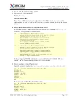 Предварительный просмотр 2 страницы Xorcom XV0500 Getting Started Manual