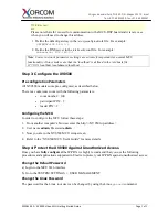 Предварительный просмотр 3 страницы Xorcom XV0500 Getting Started Manual