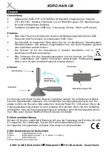 Предварительный просмотр 1 страницы Xoro HAN 150 Quick Start Manual