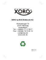 Preview for 98 page of Xoro HMB 2100 User Manual