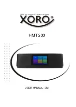 Предварительный просмотр 1 страницы Xoro HMT 200 User Manual