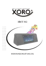 Preview for 1 page of Xoro HMT 362 Quick Start Manual