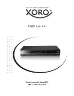 Xoro HRM 8760 CI+ User Manual preview