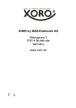 Preview for 40 page of Xoro HRS 2610 User Manual