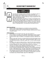 Preview for 4 page of Xoro HRS 3400 Operation Manual