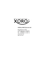 Preview for 26 page of Xoro HSD 310 Owner'S Manual