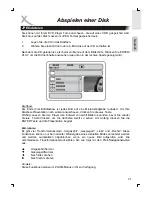 Preview for 21 page of Xoro HSD 7105 Operation Manual