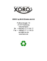 Preview for 146 page of Xoro HSD 7790 Operation Manual