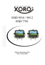 Preview for 1 page of Xoro HSD 9910 User Manual