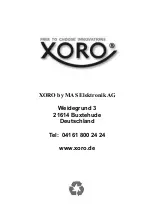 Preview for 55 page of Xoro HSD 9910 User Manual