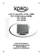 Preview for 1 page of Xoro HTC 1525D Operation Manual