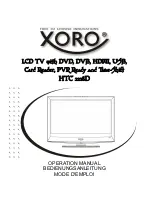 Preview for 1 page of Xoro HTC 2228D Operation Manual