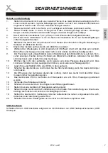 Preview for 7 page of Xoro HTC 2228D Operation Manual