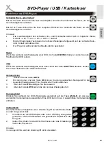 Preview for 49 page of Xoro HTC 2228D Operation Manual