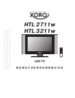 Xoro HTL 2711w Operation Manual preview