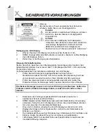 Preview for 4 page of Xoro HTL2722W Operation Manual