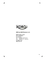 Preview for 231 page of Xoro HTL2722W Operation Manual