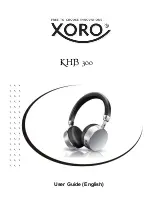 Предварительный просмотр 10 страницы Xoro KHB 300 User Manual