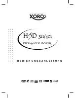 Xoro MPEG4 User Manual preview