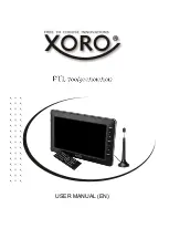 Xoro PTL 1010 User Manual preview