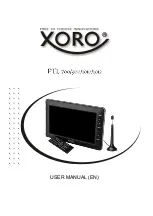 Xoro PTL 700 User Manual preview