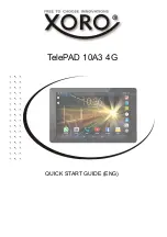 Preview for 1 page of Xoro TelePAD 10A3 4G Quick Start Manual