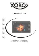 Xoro TelePAD 10A3 Quick Start Manual preview