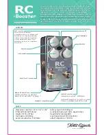 XOTIC EFFECTS RC Booster SH Manual preview