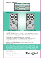 Предварительный просмотр 2 страницы XOTIC EFFECTS RC Booster SH Manual