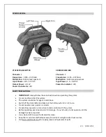 Предварительный просмотр 2 страницы XOTIK XTX200 Instruction Manual