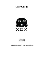 XOX ES201 User Manual preview