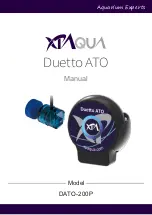 Preview for 1 page of XP Aqua Duetto ATO DATO-200P Manual