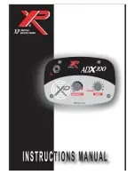 XP Metal Detectors ADX100 Instruction Manual preview