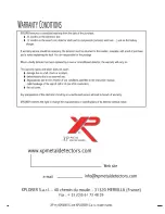 Preview for 14 page of XP Metal Detectors ADX100 Instruction Manual