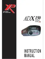 XP Metal Detectors ADX150 Wireless Ready Instruction Manual preview