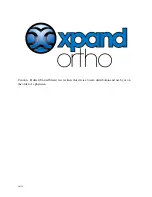 Xpand Ortho XO1 User Manual preview