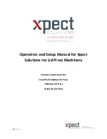 Preview for 2 page of Xpect Solutions Inc Lid Press Operation And Setup Manual